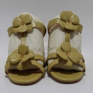 Kate Spade New York Pale Green Flower Sandals